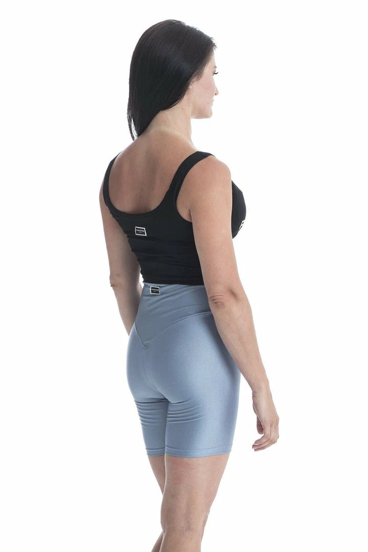 Paradise Chick Biker Shorts - Steel Blue