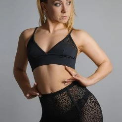 Back In Stock Paradise Chick Sirène Triangle Top - Black Leopard