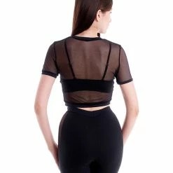 Hamade Activewear Mesh Side Cycling Shorts - Black