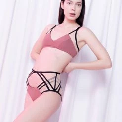 MilaKrasna Silvia Bottoms - Dark Rose All Pole Wear