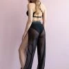 Back In Stock Bandurska Nisha Flow Pants - Black Mesh