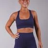 Off The Pole Classic Sports Bra - Navy Blue All Pole Wear