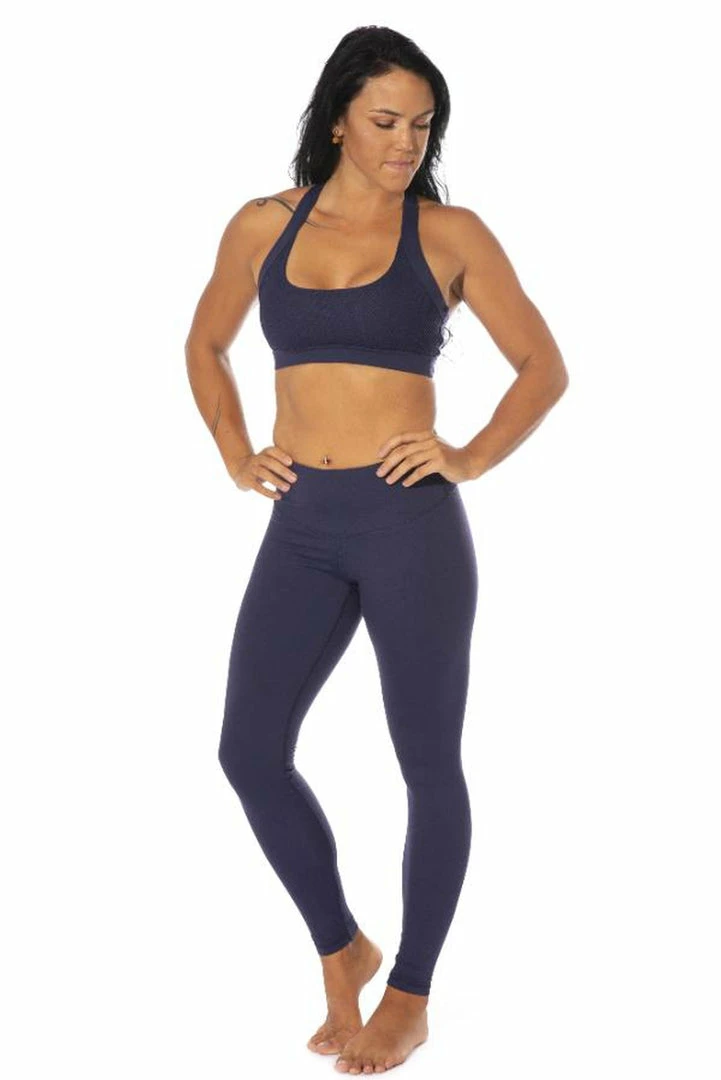 Off The Pole Classic Sports Bra - Navy Blue All Pole Wear