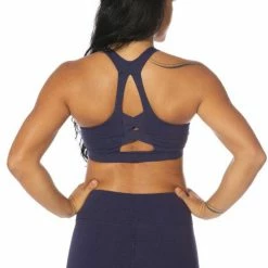 Off The Pole Classic Sports Bra - Navy Blue All Pole Wear