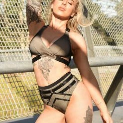 Tatiana Activewear Yuki Shorts - Black Mesh