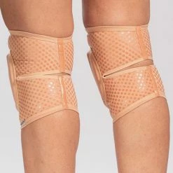 Queen Accessories Plus Size Pole Wear Queen Grippy Kneepads - Latte