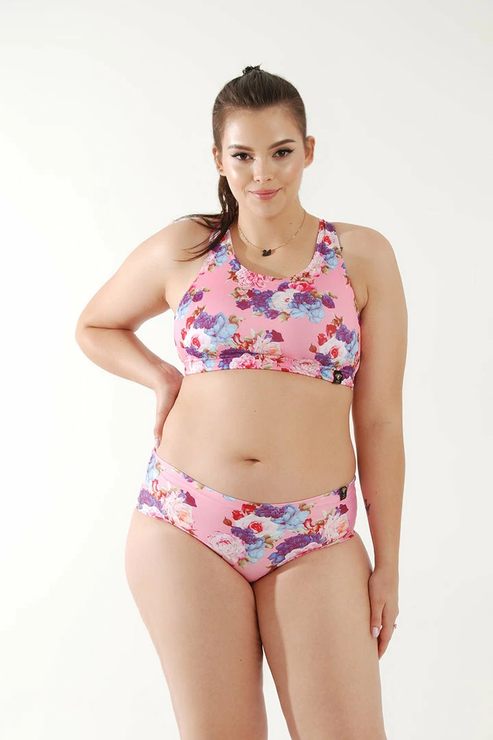 Pole Addict Openback Top - Peony