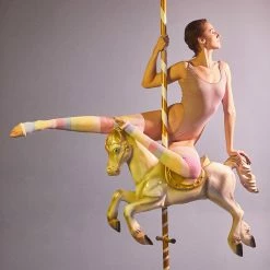 Rolling Thigh High Leg Warmers With Stirrups - Pony Striped (2 Sizes) Accessories