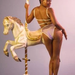 Rolling Vento Pony Reversible Bottoms - Pastel