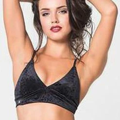 All Pole Wear RAD Monica Top - Velvet Black