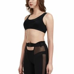 Hamade Activewear Buckle Cycling Shorts - Black All Pole Wear