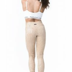 Paradise Chick Superhero Series Sticky V-String Leggings - Sand Leopard All Pole Wear