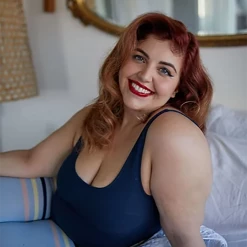 Rolling Marine Bodysuit - Ribbed Navy All Pole Wear