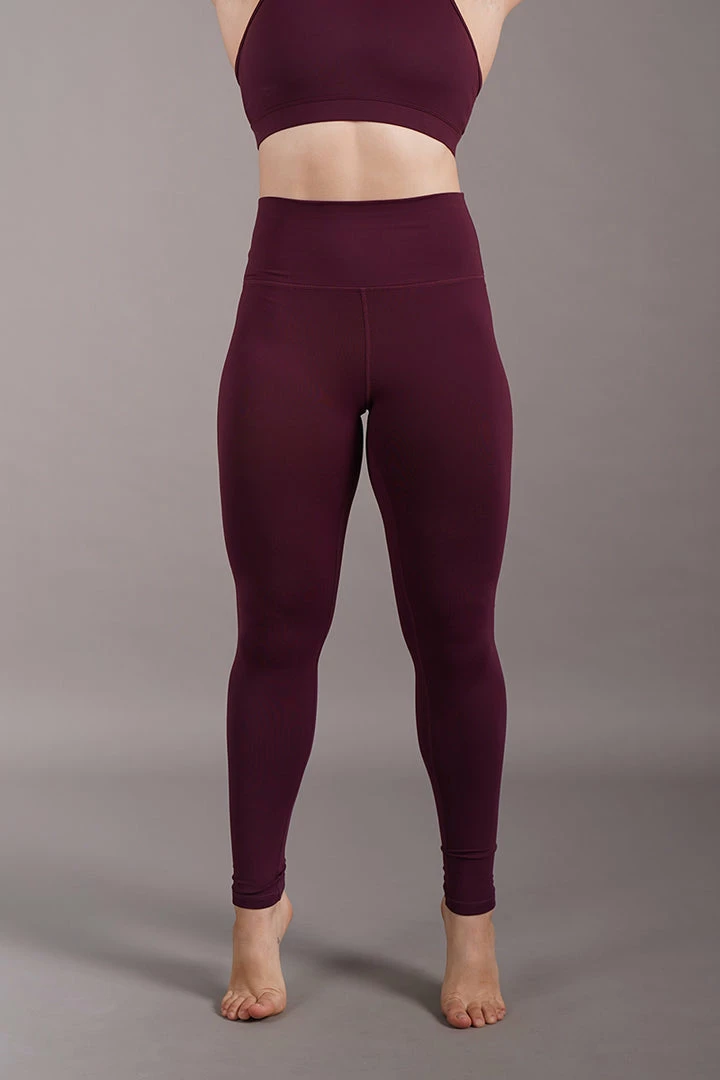Off The Pole Scrunch Butt Leggings - Burgundy