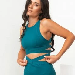 All Pole Wear Lunalae Serena Top - Recycled Teal