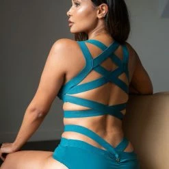 All Pole Wear Lunalae Serena Top - Recycled Teal