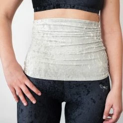 Dragonfly Back Warmer - Velvet Silver Accessories