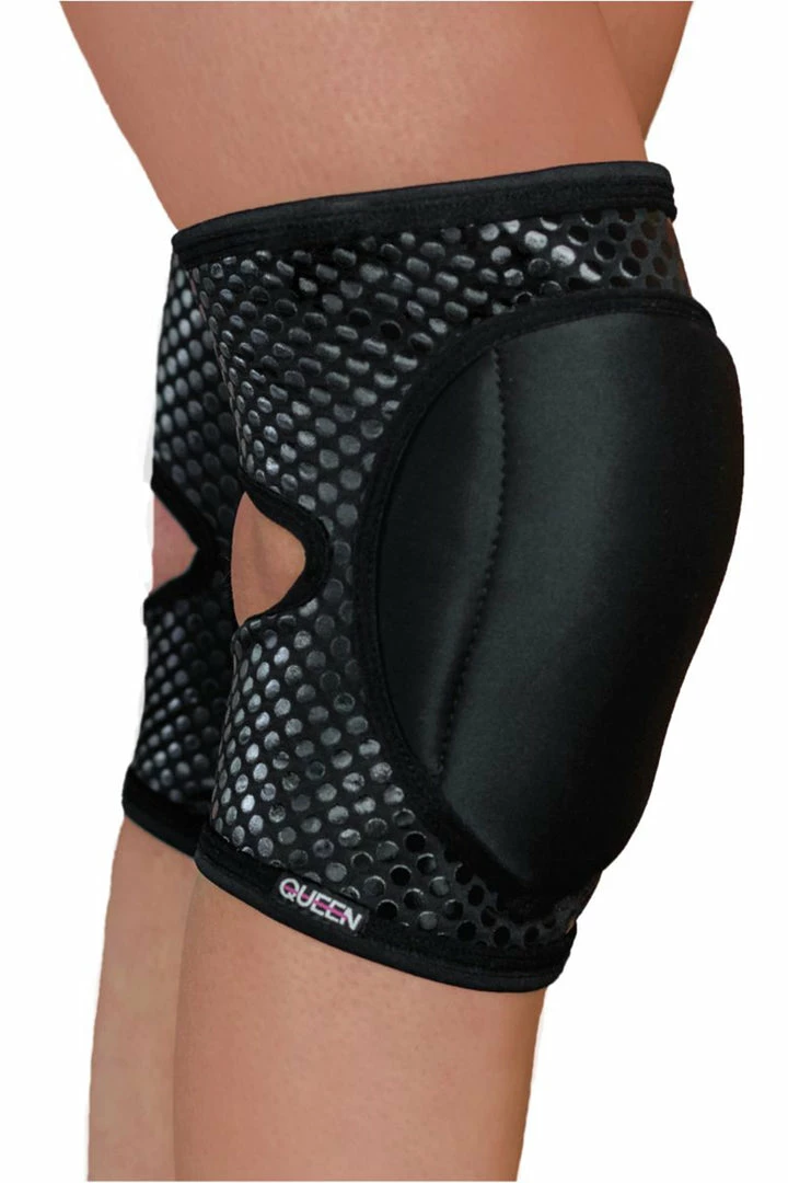 Queen Accessories Most Loved Queen Grippy Kneepads - Sleek Black