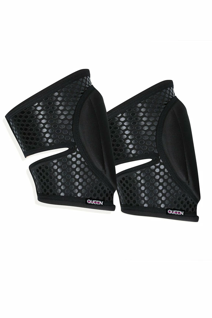 Queen Accessories Most Loved Queen Grippy Kneepads - Sleek Black