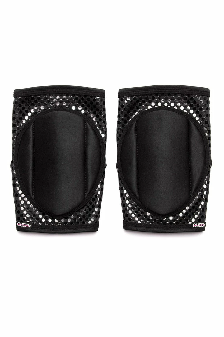Queen Accessories Most Loved Queen Grippy Kneepads - Sleek Black