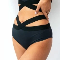 All Pole Wear Lunalae Tara Low Waisted Bottoms - Recycled Black