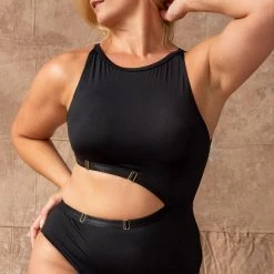 Tatiana Activewear Audrey Bodysuit - Black All Pole Wear