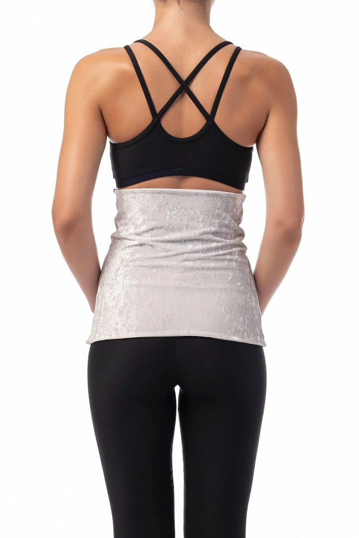 Dragonfly Back Warmer - Velvet Silver Accessories