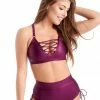 All Pole Wear Bandurska Virgo Top - Mulberry