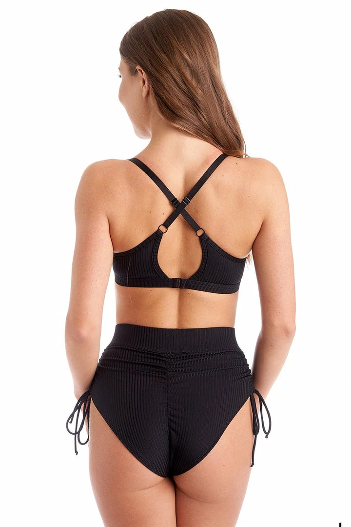 All Pole Wear Bandurska Full Moon Top - Ribbed Black