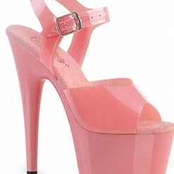 Pleaser USA Adore-708N 7inch Jelly-Like Pleasers - Baby Pink