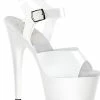 Pleaser USA Adore-708N 7inch Jelly-Like Pleasers - White Shoes