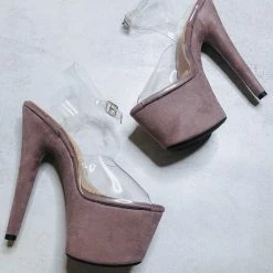 Hella Heels Classic Faux Suede 7inch Stilettos - Coco Shoes