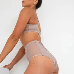 All Pole Wear Lunalae Bellani High Waisted Bottoms - Recycled Mocha