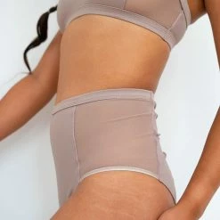 All Pole Wear Lunalae Bellani High Waisted Bottoms - Recycled Mocha
