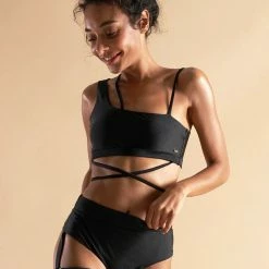 New In Flole Cradle Garter Bottoms - Black