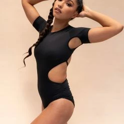 Bodysuits Lunalae Camlie Bodysuit - Recycled Black