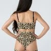 All Pole Wear REV ACTIV Bomb Garter Shorts - Leopard Velvet