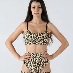 All Pole Wear REV ACTIV Bomb Garter Shorts - Leopard Velvet