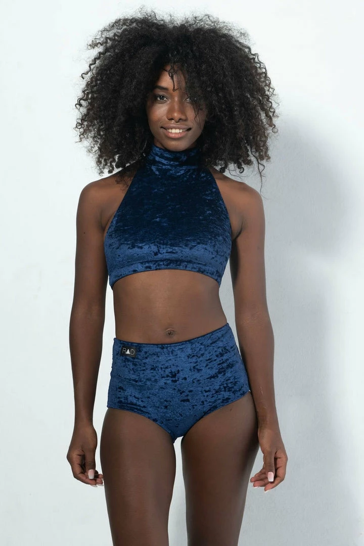 RAD Eve Shorts - Velvet Navy Blue All Pole Wear