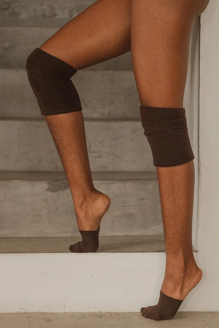 Rolling Contemporary Dance Socks - Chocolate Accessories