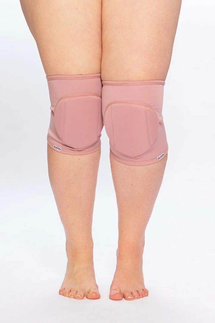 Queen Accessories Queen Kneepads - Dusty Rose Plus Size Pole Wear