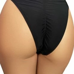Cleo The Hurricane High Rider Hot Pants - Black