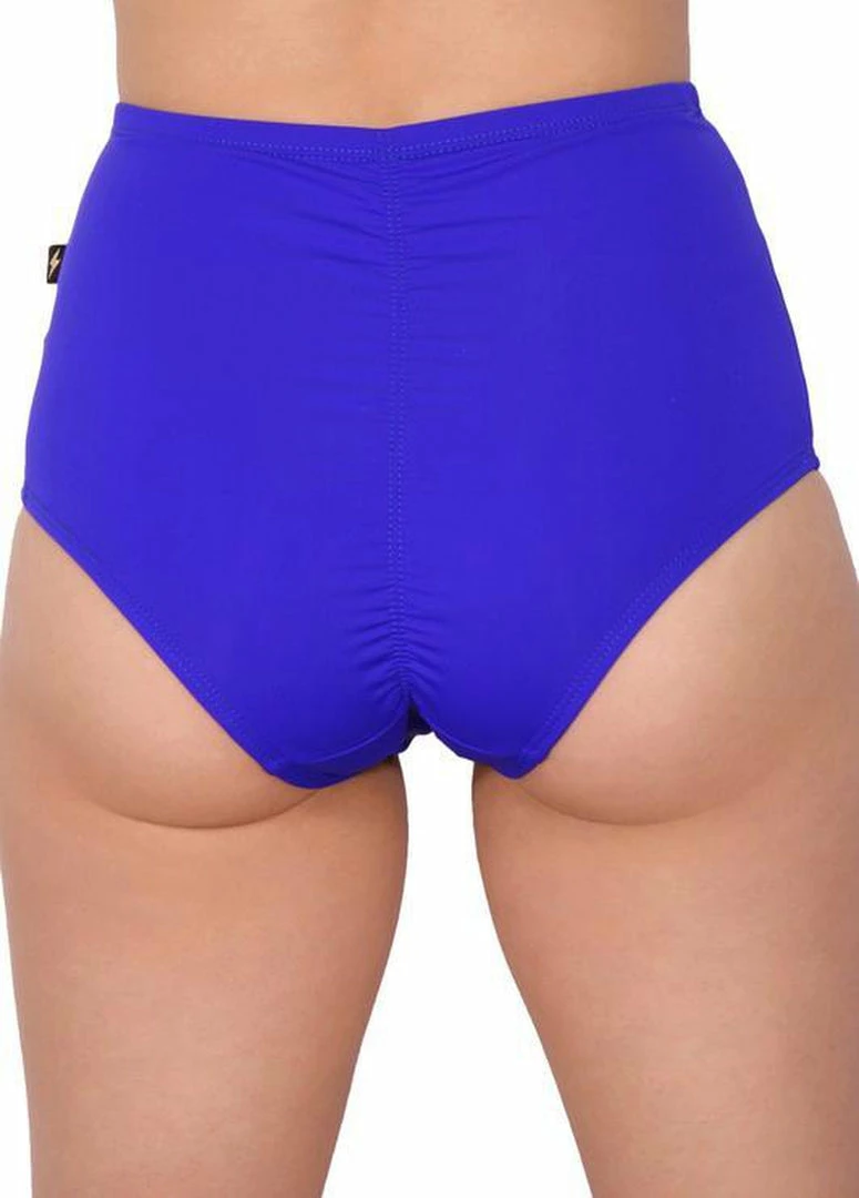 Cleo The Hurricane Essential High Waisted Shorts - Majesty Blue All Pole Wear
