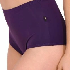 Cleo The Hurricane Essential High Waisted Shorts - Purple Smoke All Pole Wear