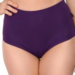 Cleo The Hurricane Essential High Waisted Shorts - Purple Smoke All Pole Wear