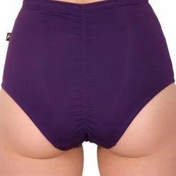 Cleo The Hurricane Essential High Waisted Shorts - Purple Smoke All Pole Wear