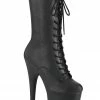 Pleaser USA Flamingo-1050WR 8inch Pleaser Boots - Matte Black
