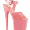 Pleaser USA Flamingo-808N Jelly-Like 8inch Pleasers - Baby Pink