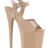 Pleaser USA Flamingo-808N Jelly-Like 8inch Pleasers - Beige