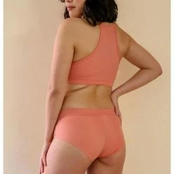 Mademoiselle Spin Gaby Top - Terracotta Pink All Pole Wear
